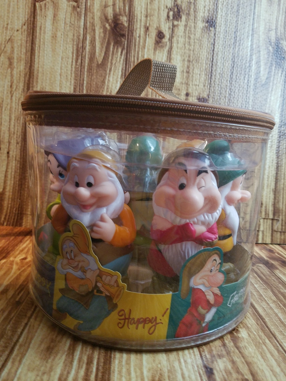 Disney Parks Snow White Seven Dwarfs Squeeze Bath Toy Set Figurines Figures NEW